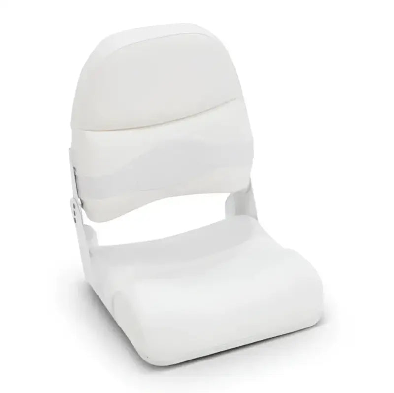 698559 Taylor Made Fold Down Seat Pontoon White - Boat