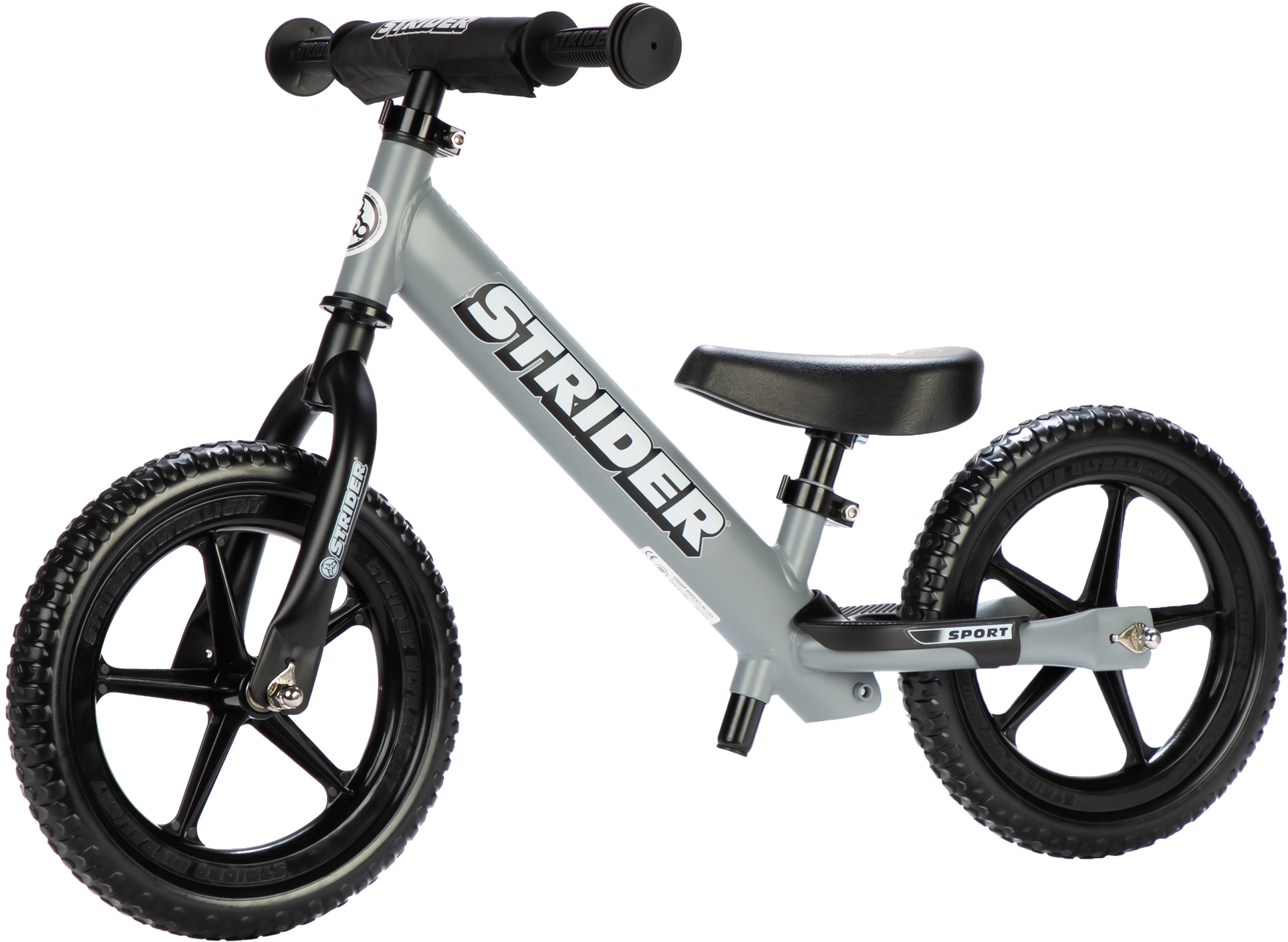 Strider Balance Bike ST-S4MG - Matte Gray 12 Sport