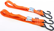 Powertye 2" Fat Straps Straps/Tie-Downs 28629 - Orange TIE-Down Cam S-Hook 1.5 X5.5 Pair