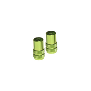 RFX Sport Valve Caps With Valve Key Tire/Wheel Accessories FXVC 30000 00GN - Green 2PCS