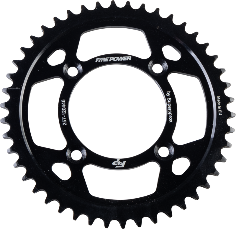 FPS-1204-46-BLK Fire Power Rear Sprocket Steel 46T Blk