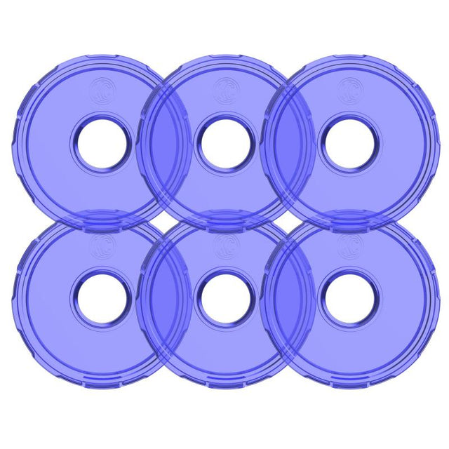 KC HiLiTES Cyclone V2 LED - Replacement Lens - Blue - 6-PK - 4414