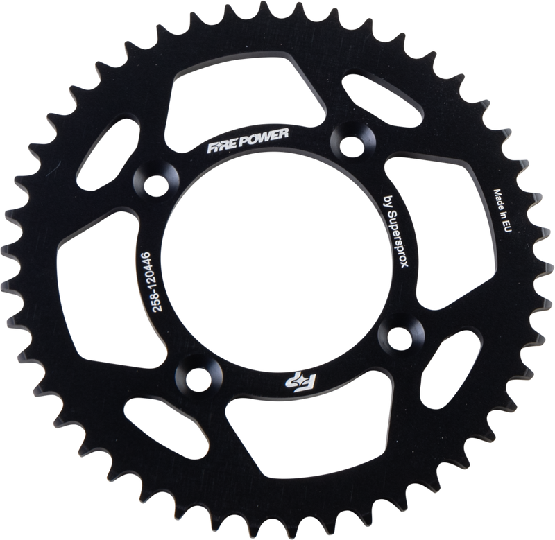 FPA-1204-46-BLK Fire Power Rear Sprocket Aluminum 46T Blk