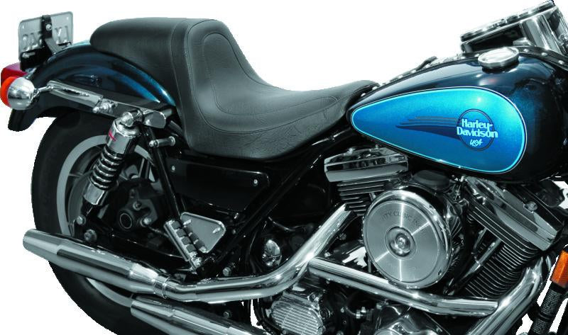 Mustang Motorcycle 75445 Mustang 82-00 Harley FXR Fastback 1PC Seat - Black