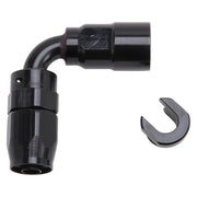 Russell 611223 Russell Performance 3/8in SAE Quick Disc Female to -6 Hose Black 90 Degree Hose End - 611223