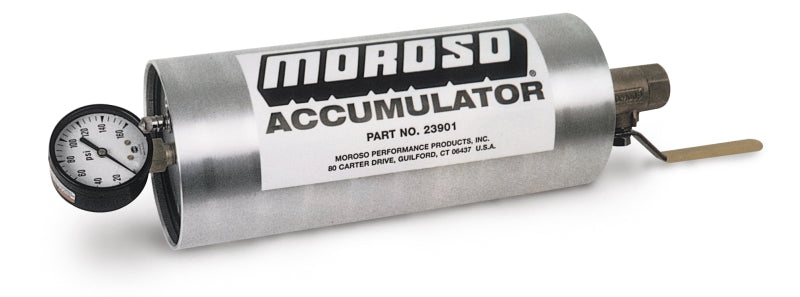 Moroso 23901 Moroso Oil Accumulator - 1.5 Quart - 10in x 4.25in