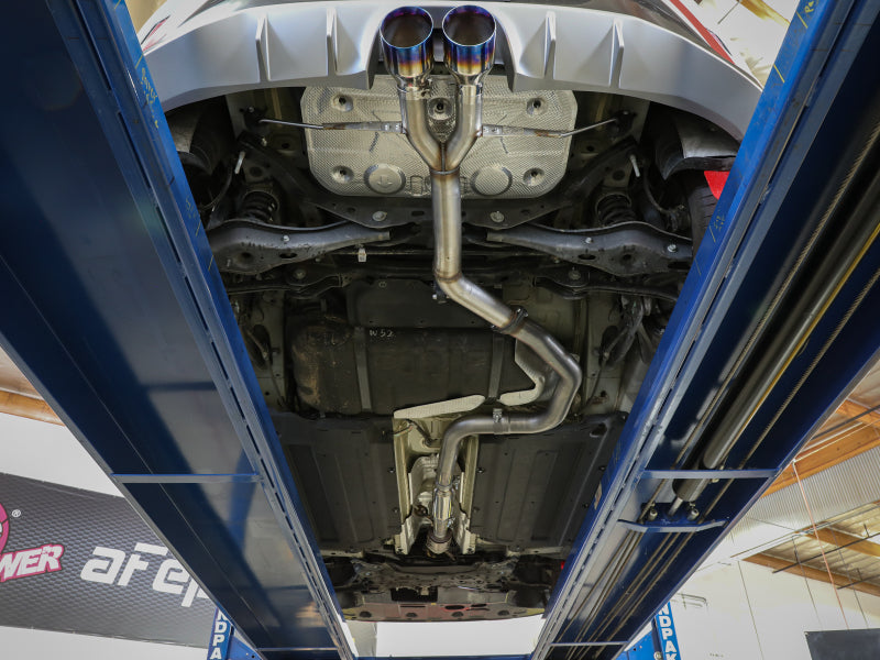 aFe 49-37012-P aFe Takeda 3in-2.5in 304 SS Axle-Back Exhaust w/Polished Tip 19-20 Hyundai Veloster I4-1.6L(t)