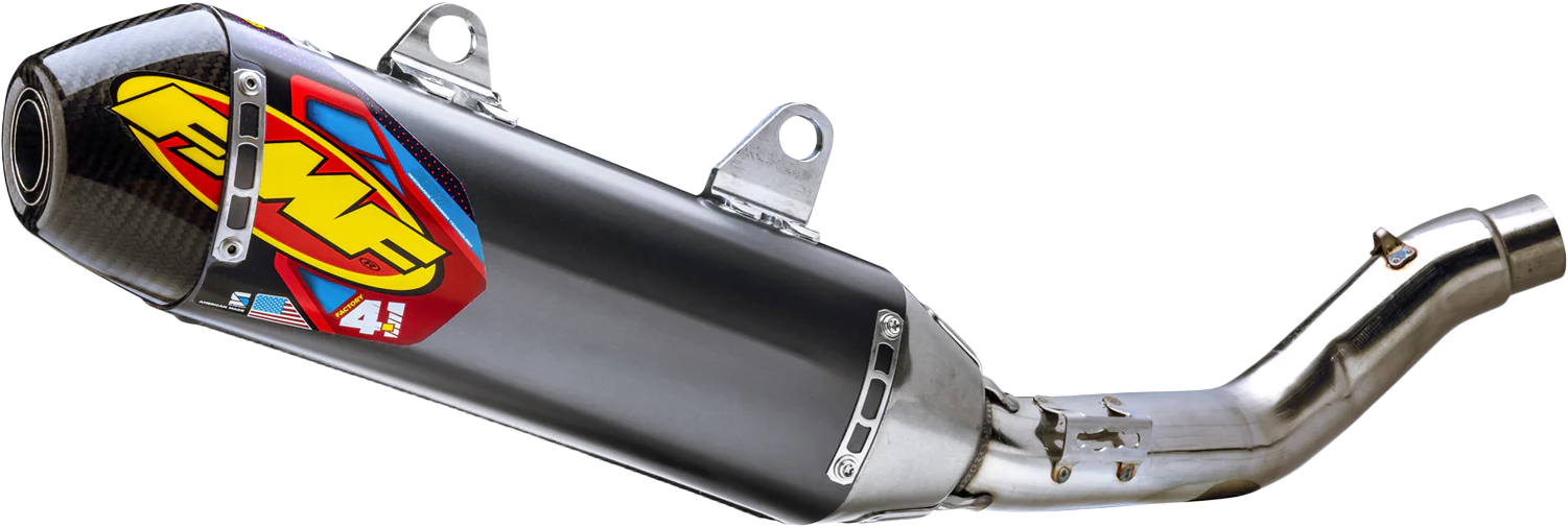 FMF Factory 4.1 Slip-On Exhaust 045713 - Carbon 4.1 Rct Slip-ON Stainless Cap