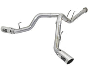 aFe 49-03092-P aFe ATLAS 4in DPF-Back Alum Steel Exhaust System w/Polished Tip 2017 Ford Diesel Trucks V8-6.7L (td)