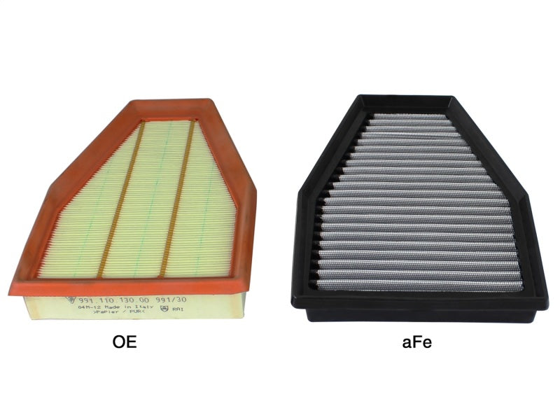 aFe 31-10242 aFe Magnum FLOW OE Replacement Air Filter Pro DRY S 12-15 Porsche 911 (991) H6 3.4L/3.8L