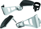 Kuryakyn Passenger Armrests Chrome for 14-23 Touring Models, ideal for RV, automotive, powersports, off-road, marine, exterior, truck accessories, interior, truck bed, RV parts, AVADA - Best Sellers, Seats, Armrests
