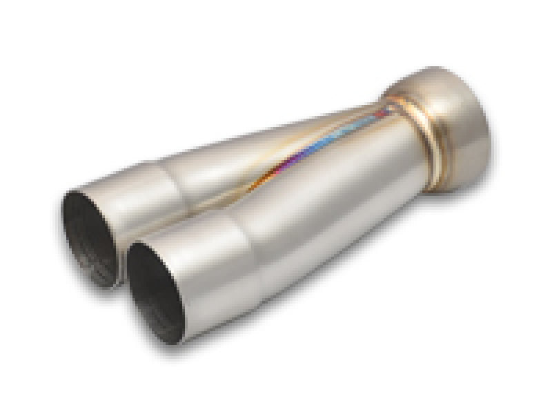 Vibrant 10363 Vibrant 2-1 SS Merge Collectors (2.25in Inlet Slipover ID 2.5in Outlet OD) - Sold Individually