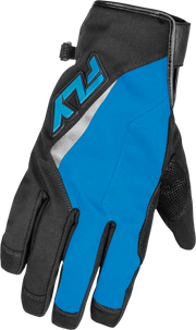 Title Long Gloves Blue/Black/Light Blue Sm