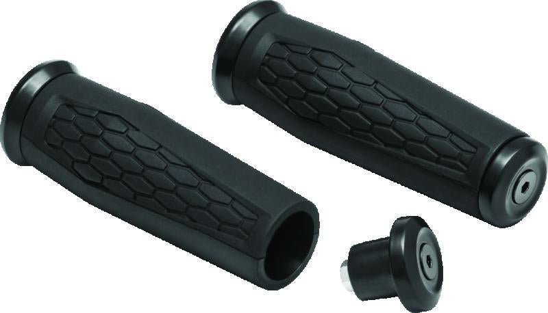 Kuryakyn 5927 Kuryakyn Hex Grips 1inch Universal Black - 5927