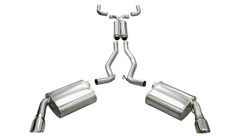 CORSA Performance 14952 Corsa 10-14 Chevrolet Camaro Coupe SS 6.2L V8 Auto Polished Sport Cat-Back + XO Exhaust
