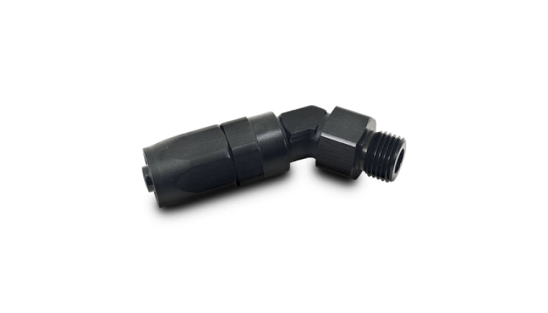 Vibrant 24408 Vibrant Male -10AN 45 Degree Hose End Fitting - 7/8-14 Thread (10)