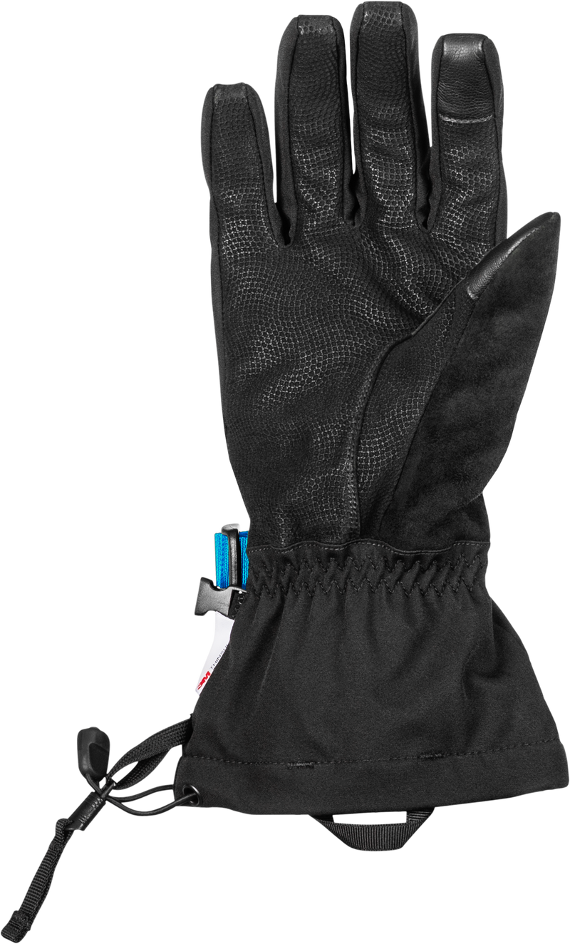 Title Gauntlet Gloves Light Grey/Black/Blue 2x