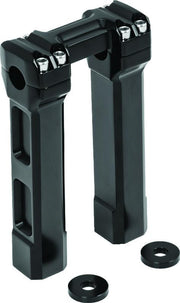 Kuryakyn 6135 Kuryakyn 8inch Billet Handlebar Risers Black - 6135