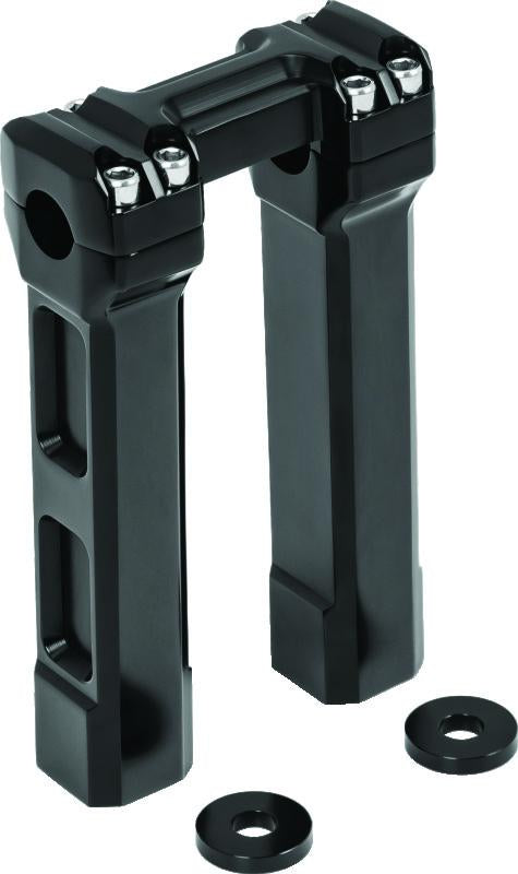 Kuryakyn 6135 Kuryakyn 8inch Billet Handlebar Risers Black - 6135