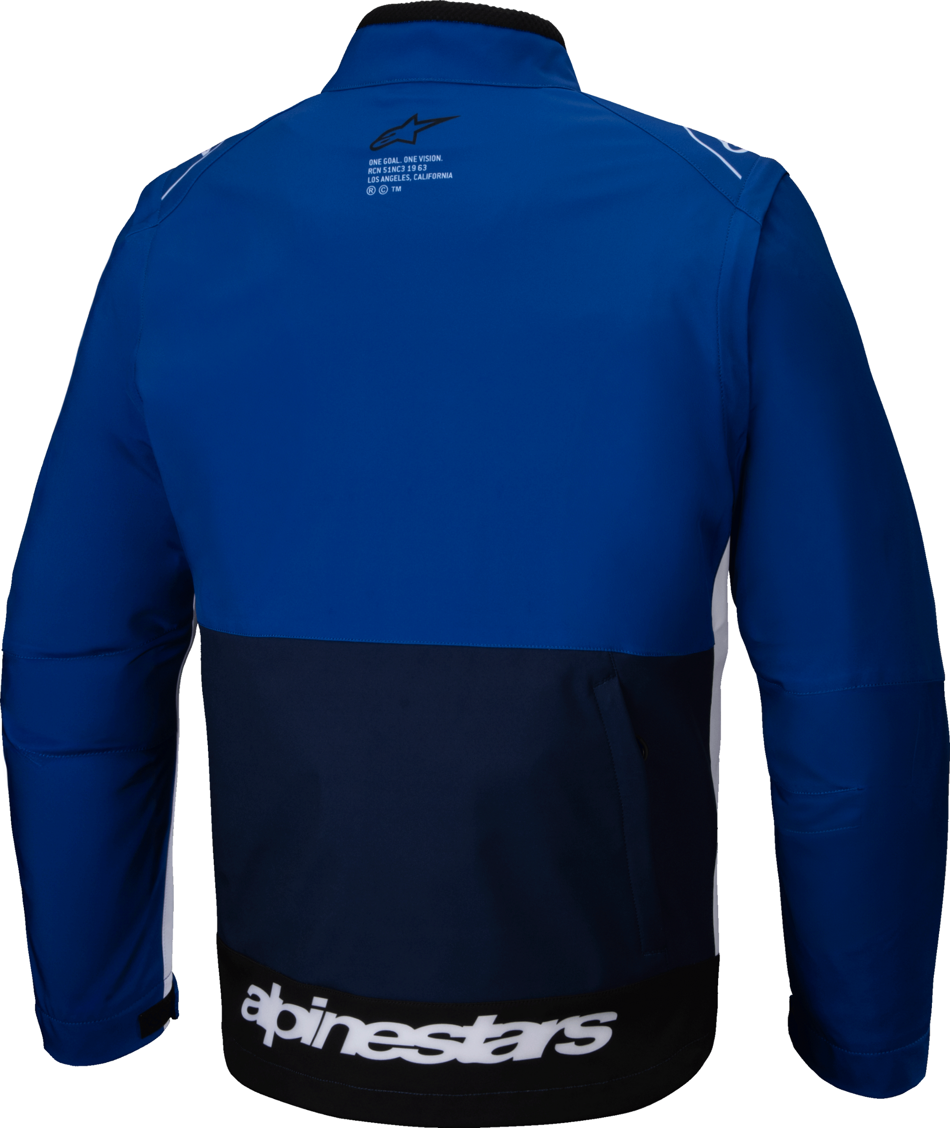 Lite Dura Softshell Jacket Navy/Bright Blue/White Lg