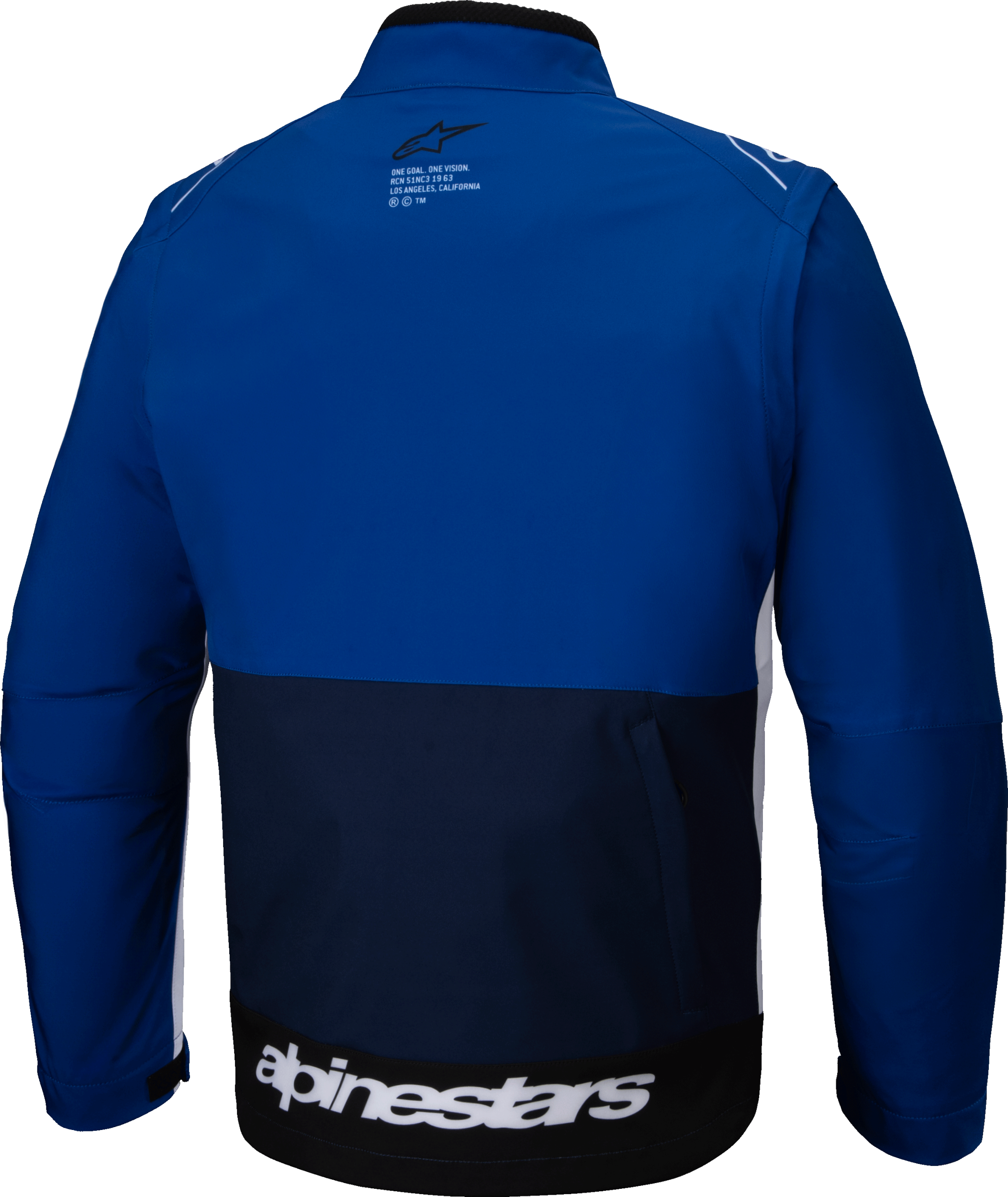 Lite Dura Softshell Jacket Navy/Bright Blue/White Sm
