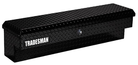 Tradesman Aluminum Side Bin Truck Tool Box w/Push Button (60in.) - Black - 79760PB