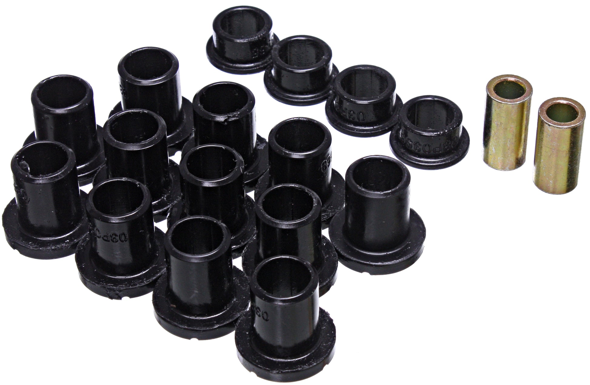 Energy Susp. Control Arm Bushing Kit Suspension 70.7009G - Black Bushings Front