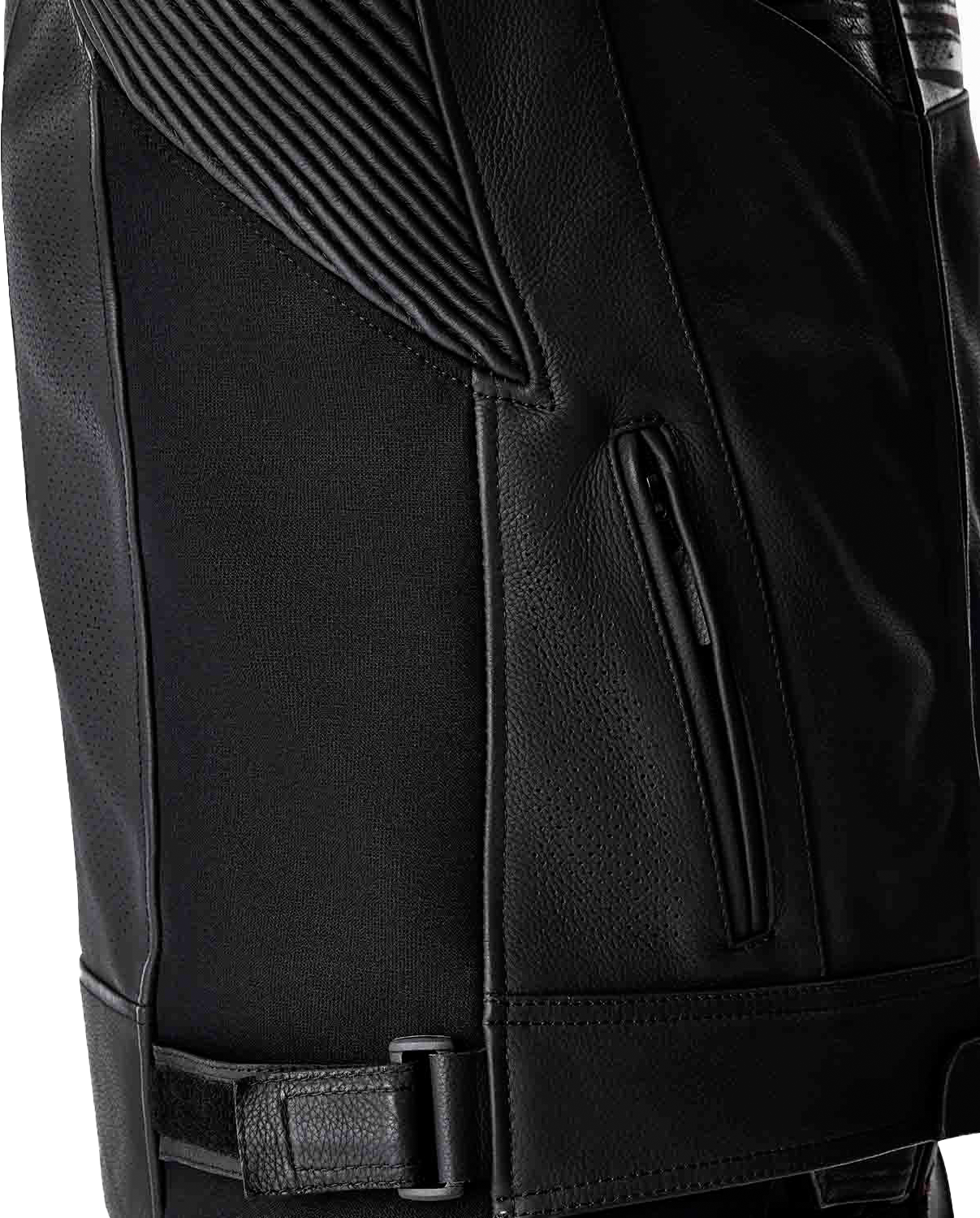 Tractech Evo D3o Jacket Blk/Whi Leather 3x