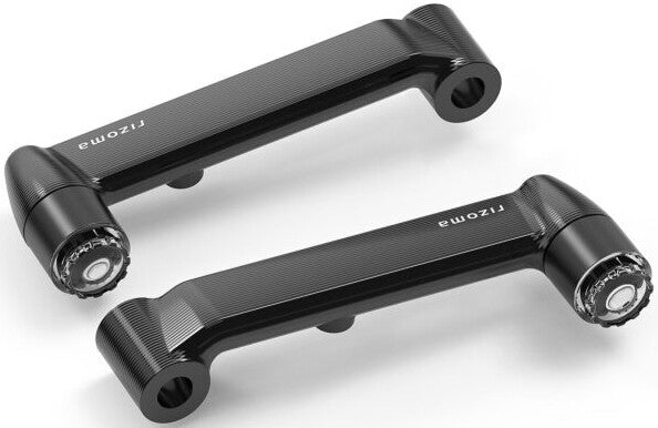 Rizoma Turn Signal Mounting Kit Mounts/Brackets FR853B - Black Light Unit Mount PR Duc