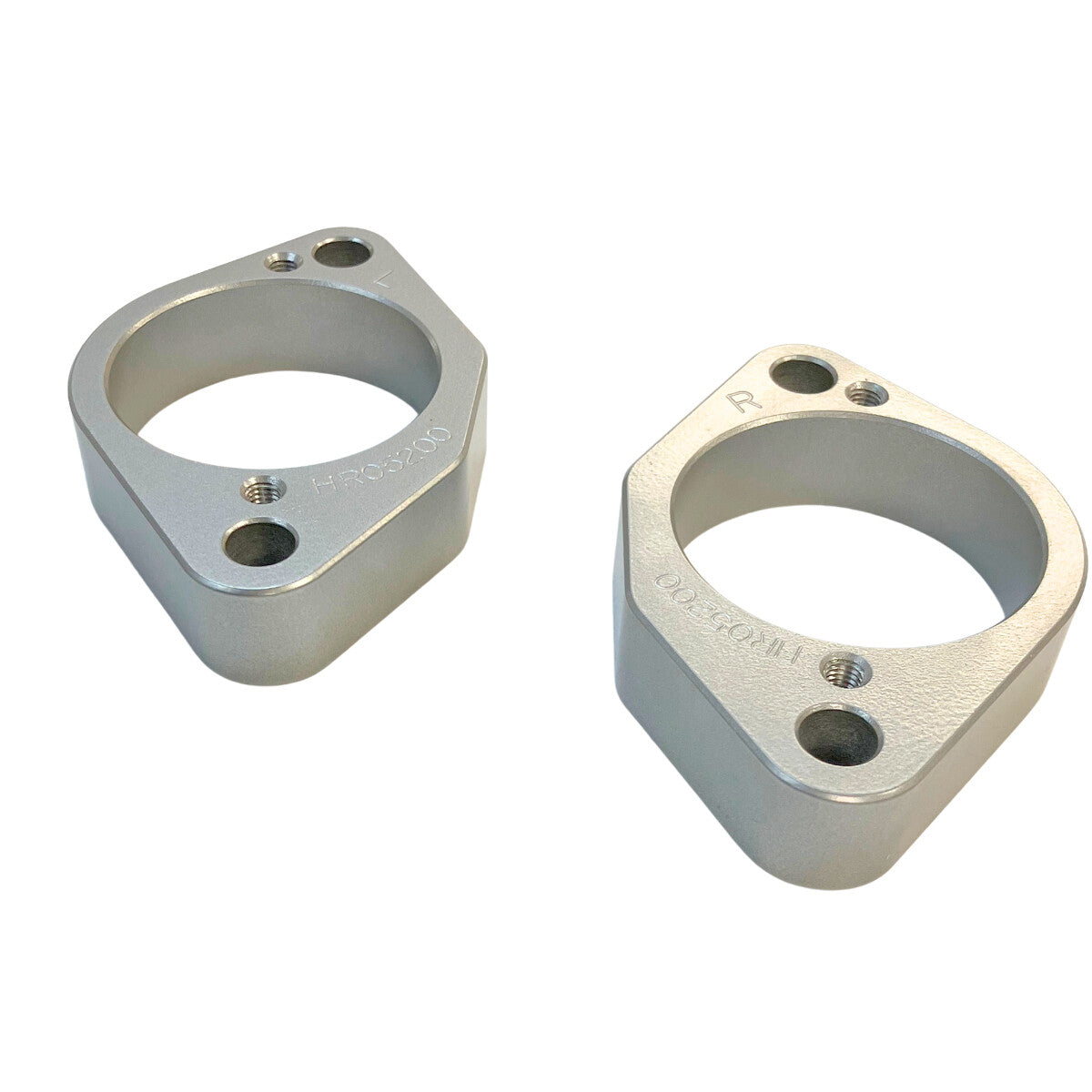 Helibars Handlebars HR05200 - Silver Handlebar Risers