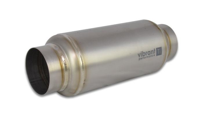 Vibrant 17535 Vibrant Titanium Resonator 3.5in Inlet / 3.5in Outlet x 16in Long