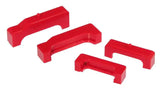 Prothane 7-1713 Prothane 88-98 Chevy Truck Small Block Radiator Insolators - Red
