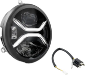 7-Inch Zenith H4 LED Motorcycle Headlight with Easy Installation - KOSO