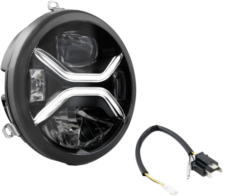 7-Inch Zenith H4 LED Motorcycle Headlight with Easy Installation - KOSO