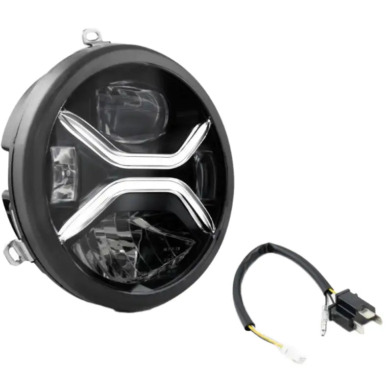 7-Inch Zenith H4 LED Motorcycle Headlight with Easy Installation - KOSO