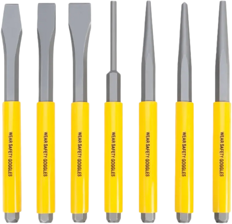 7 Pc Punch / Chisel Set - PERFORMANCE TOOL
