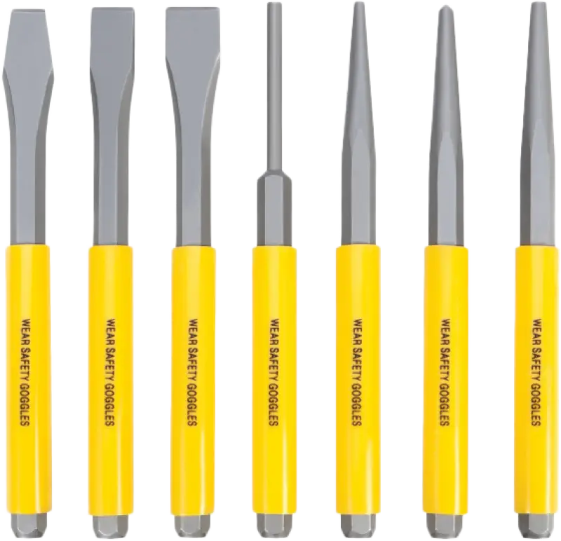 7 Pc Punch / Chisel Set - PERFORMANCE TOOL
