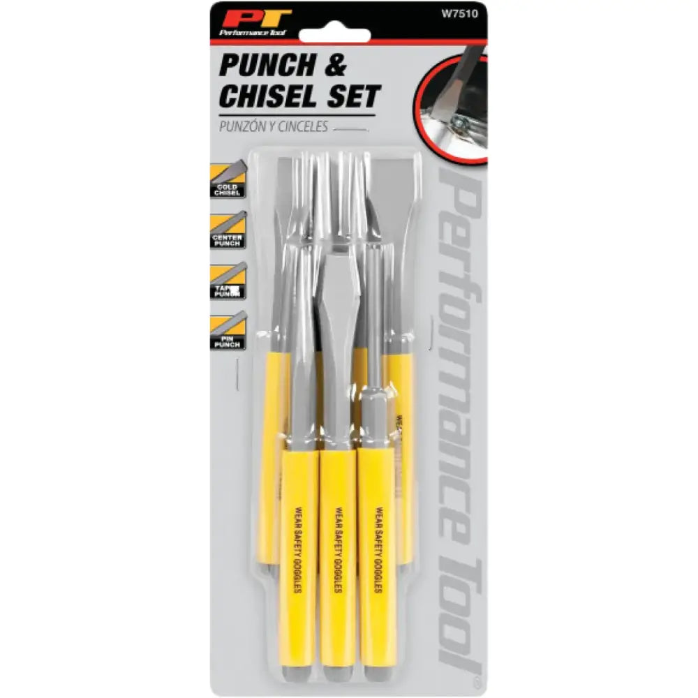 7 Pc Punch / Chisel Set - PERFORMANCE TOOL