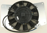 Black electric cooling fan with mounting bracket for ATV UTV cooling or UTV cooling fan