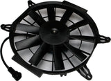 Black 10-blade UTV cooling fan with wiring harness for ATV and UTV cooling needs