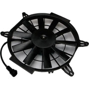 Black 10-blade UTV cooling fan with wiring harness for ATV and UTV cooling needs
