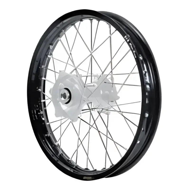 70-3000BS Dubya Front Wheel 1.60 X 21 Black Haan Hub Silver Rim - Wheels