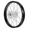 70-3000GS Dubya Front Wheel 1.60 X 21 Gold Haan Hub Silver Rim - Wheels