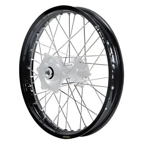70-3000RB Dubya Front Wheel 1.60 X 21 Red Haan Hub Black Rim - Wheels