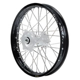 70-3000RS Dubya Front Wheel 1.60 X 21 Red Haan Hub Silver Rim - Wheels