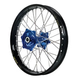 70-3073DB Dubya Rear Wheel 2.15 X 18 Blue Haan Hub Black Rim - Wheels