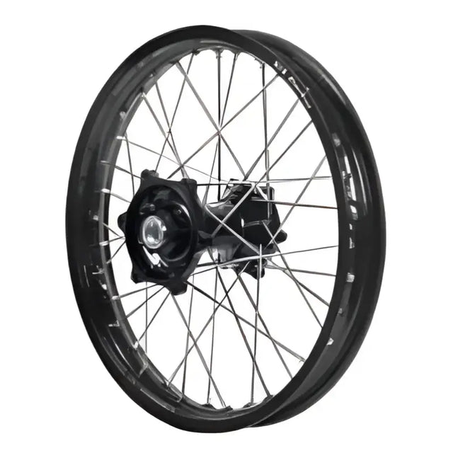 70-3101GB Dubya Front Wheel 1.60 X 21 Gold Haan Hub Black Rim - Wheels