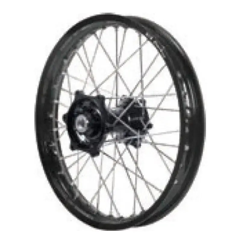 70-3132OB-A60 Dubya Front Wheel 1.60 X 21 Orange Haan Hub Black A60 Rim - Wheels