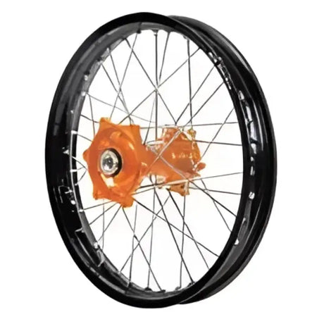 70-3170BB-A60 Dubya Rear Wheel 2.15 X 19 Black Haan Hub A60 Rim - Wheels