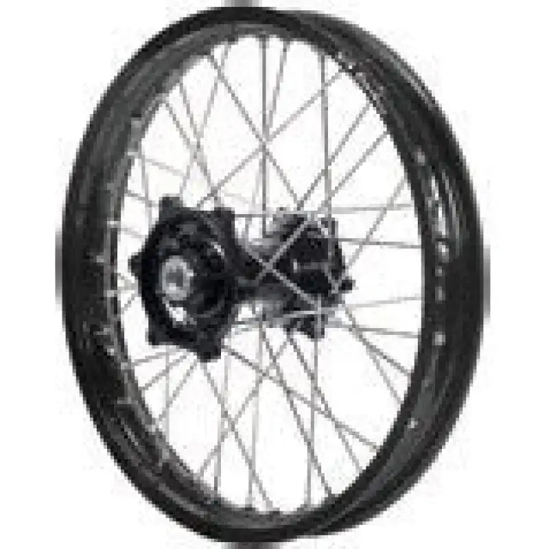 70-3172DB-A60 Dubya Front Wheel 1.60 X 21 Blue Haan Hub Black A60 Rim - Wheels